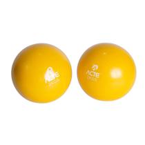 Par De Bolas Tonificadoras de 2Kg Amarela T56 - Acte Par De Bolas Tonificadoras de 2Kg Amarela T56 - Acte