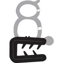 Par De Borrachas Premium Da Porta Chevett Chevy 500 Marajó F103