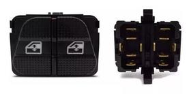 Par De Botão De Vidro Eletrico Golf 1993 1998 Mexicano Compatível com Volkswagen Golf