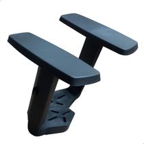 Par de Braço Bilbão Preto Para Cadeira Escritório Presidente W-58 Par de Braço Bilbão Preto Para Cadeira Escritório Presidente W-58