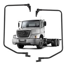 Par de Braço Espelho Retrovisor Externo Caminhão Mercedes 712c 912c HPN 1318 1618 1620 Atron 1635 1719 1720