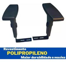 Par De Braços Digitador Regulável Reto Para Cadeira De Escritório em PP resistente Ref 5100311 BELLA CHAIR Par De Braços Digitador Regulável Reto Para Cadeira De Escritório em PP resistente Ref 5100311 BELLA CHAIR
