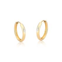 par de brincos argolas ouro 18k AB177 par de brincos argolas ouro 18k AB177