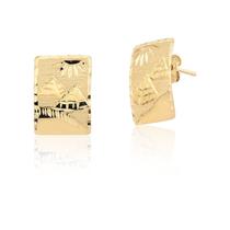 Par De Brincos Escrava Ouro 18k Ab23