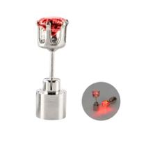 Par de Brincos Luminosos LED Cores Brilhantes Festa Balada