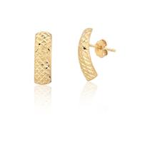 Par De Brincos Super Delicados Em Ouro 18k Maciço Ab83 Par De Brincos Super Delicados Em Ouro 18k Maciço Ab83