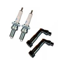 Par De Cachimbos e Velas dpr8ea 9 Honda Cb400/ 450 Ngk