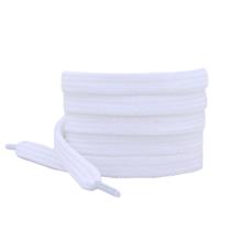 Par de Cadarço Achatado 10 mm Branco 120Cm Flat Tradicional