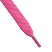 Par De Cadarço Achatado Para PINK Tênis E Sapatos 1,20m Rosa Par De Cadarço Achatado Para PINK Tênis E Sapatos 1,20m Rosa