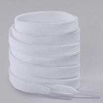 Par De Cadarço Branco Achatado Para Tênis E Sapatos 1,20m