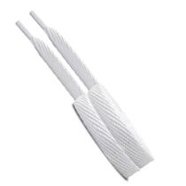 Par de Cadarço Branco Poliéster Atacador 120 cm Achatado Par de Cadarço Branco Poliéster Atacador 120 cm Achatado