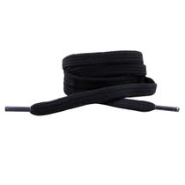 Par de Cadarço Chato 10 mm Preto 120Cm Tenis Amarrar Sapato Par de Cadarço Chato 10 mm Preto 120Cm Tenis Amarrar Sapato