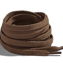 Par de Cadarço Chato Tradicional 120cm Marrom