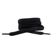 Par de Cadarço Cordão Modelo Chato 10 mm Preto 1,60 m Top