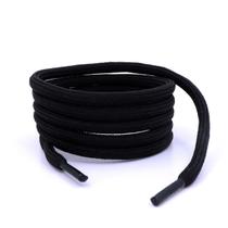 Par de Cadarço Padrão Redondo 5 mm Preto 2,00 m Calçados Top