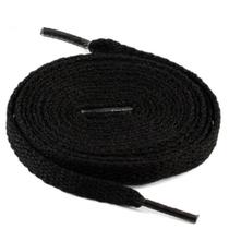 Par de Cadarço Preto Chato Tradicional Tênis 120cm Par de Cadarço Preto Chato Tradicional Tênis 120cm