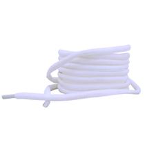 Par de Cadarço Redondo 5 mm Branco 120Cm Flat Tradicional