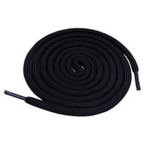 Par de Cadarço Redondo 5 mm Preto 120Cm Amarrar Tenis Sapato Par de Cadarço Redondo 5 mm Preto 120Cm Amarrar Tenis Sapato