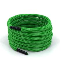 Par de Cadarço Redondo 5 mm Verde 1,30 m Para Tênis Moderno Par de Cadarço Redondo 5 mm Verde 1,30 m Para Tênis Moderno