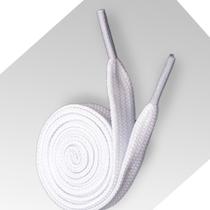 Par de Cadarços Chato P/ Tênis Sapato e Botas Branco 1,40m Par de Cadarços Chato P/ Tênis Sapato e Botas Branco 1,40m