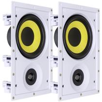 Par de Caixas Acústicas de Embutir Coaxial JBL CI6R Plus com Tela Magnética 160W RMS Cone de Kevlar 6 1/2" - 02 Unidades