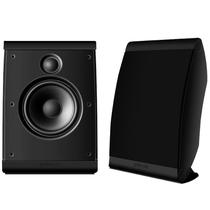 Par de caixas acústicas Polk Audio OWM3 para Home Theater ultraversátil Preto