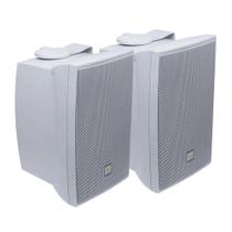 Par de Caixas de Som Acústica JBL C321 Passiva 60W Rms Branco