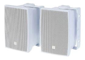 Par de Caixas de Som Acústica JBL C321B Passiva Branca - 30 Watts RMS