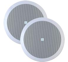 Par de Caixas de Som Arandela JBL 6CO2R Redonda Branca - 50 Watts RMS