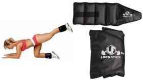 Par de Caneleira Tornozeleira 5KG Profissional Peso Perna Treino Academia exercício funcional MOB LORD FITNESS