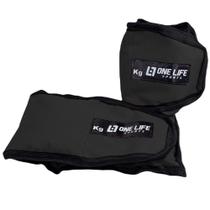 Par de Caneleira Tornozeleira Profissional 4kg - One Life Par de Caneleira Tornozeleira Profissional 4kg - One Life