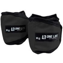 Par de Caneleira Tornozeleira Profissional 5kg - One Life Par de Caneleira Tornozeleira Profissional 5kg - One Life
