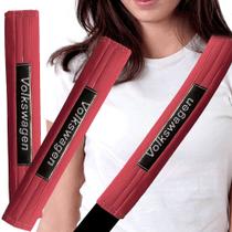 Par de capa almofada protetor ombro cinto de segurança macio adulto em rosa e espuma todas as montad