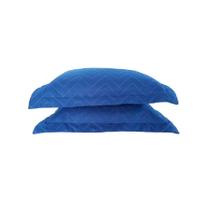 Par de Capa Porta Travesseiro Matelado Microfibra com Abas Cama Posta