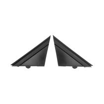 Par De Capas De Bandeira Para Retrovisor Lateral Preto Para FIAT 500 2012-2017 Substituição De Capas