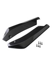 Par de Car Bumper Lip Splitter Barbatanas Universal