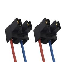 Par De Chicotes Soquete Lâmpada H7 Conector Plug Farol