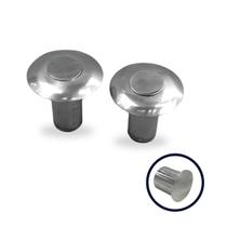Par De Chumbadores P/ Escada E Corrimão Aço Inox 304