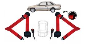 Par de Cintos de Segurança 3 pontos Apolo + Par de Fechos