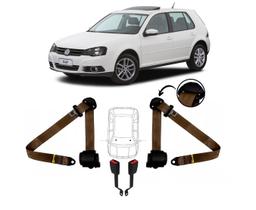 Par de Cintos de Segurança 3 pontos Golf + Par de Fechos