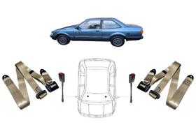 Par de Cintos de Segurança 3 pontos Verona+ Par de Fechos