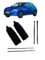 Par de coifa caixa de direção Peugeot 208 - 2013 Até 2018