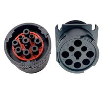 Par de Conectores 9 Vias Circular Deustch Série AHD c/ Terminais