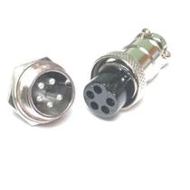 Par de conextor circular gx16 mike - 5 vias Par de conextor circular gx16 mike - 5 vias