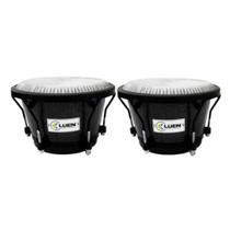 Par de Conga Compacta Slim 10" 1/2 / 11" 1/2 Sparkle Preto - 51007PT