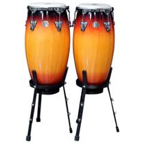 Par de conga williams bachata series 10" & 11" sunburst wood