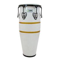 Par de Congas Slim Luen 10 Branco Ferragem Cromada 42043BR