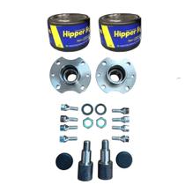 Par De Cubo Completo Fiat Carretinha Reboque Ponta De Eixo Novo Capacidade de carga 800kg eixo Par De Cubo Completo Fiat Carretinha Reboque Ponta De Eixo Novo Capacidade de carga 800kg eixo