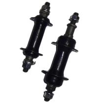 Par de Cubos D/T Yamada Roda Livre Aço V-Brake 36 F Preto
