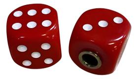 Par de dados borboleta para bateria vermelho liverpool 11871
